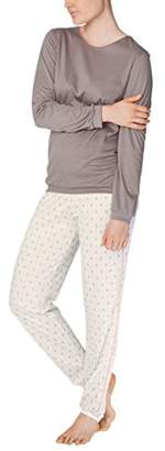 Calida Women's Julianne Pyjama Sets, (Star White 910)