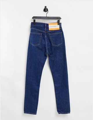 Calvin Klein EST  narrow straight jeans in dark wash blue