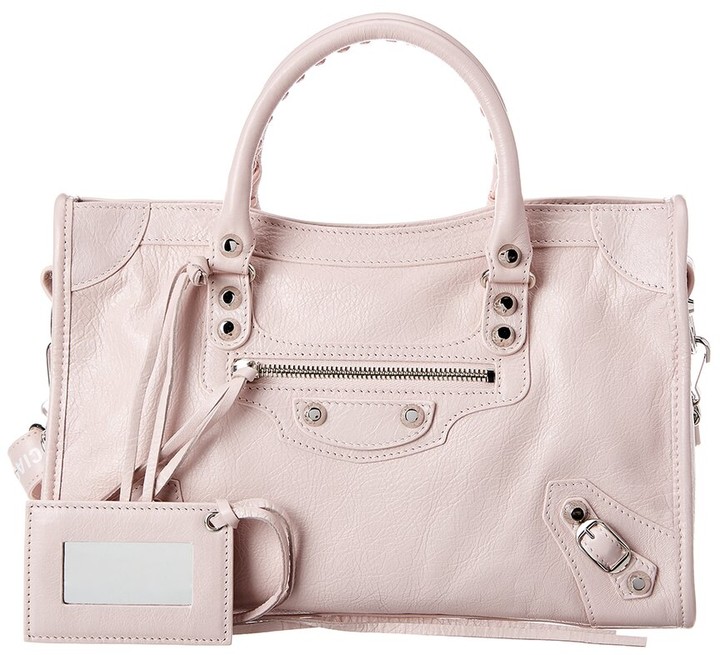 balenciaga city bag white