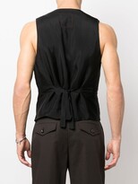 Thumbnail for your product : UMA WANG Button-Up Fitted Waistcoat