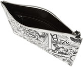 Thumbnail for your product : McQ Manga printed leather clutch
