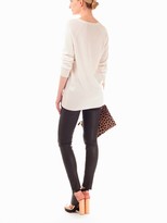 Thumbnail for your product : Mother Dare I Be Happy Coated Looker Skinny Jean