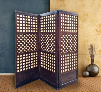 Screen Gems Capice Screen 3 Panel Room Divider