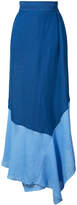 Diane Von Furstenberg jupe longue bicolore