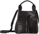 Gerard Darel Mini Saxo Leather Shoulder Bag, Black