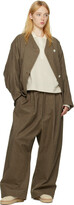 Thumbnail for your product : LAUREN MANOOGIAN Brown Field Trousers