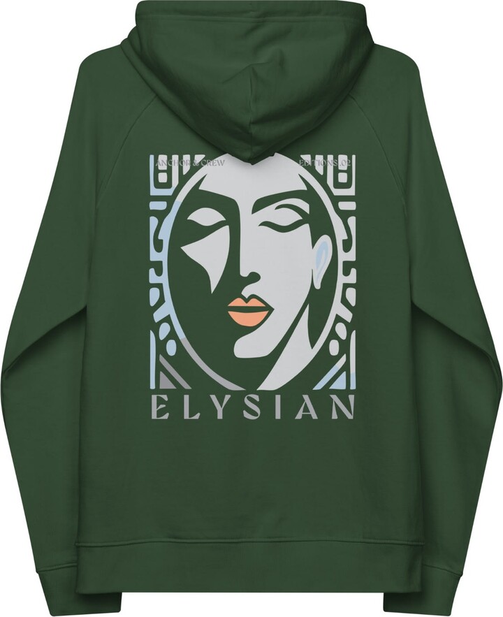 Anchor & Crew Bottle Green Two Elysian Editions Organic Cotton Hoodie - Women