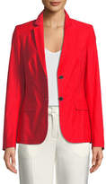 Thumbnail for your product : Escada Two-Button Stretch-Cotton Jacket