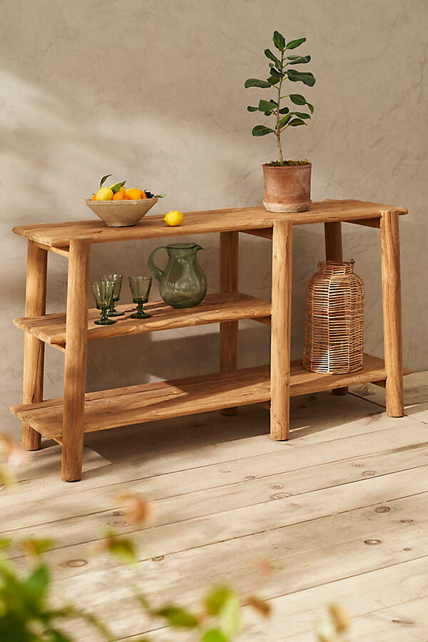 Alfa Teak Console Table at Terrain