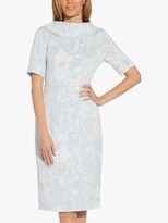 Thumbnail for your product : Adrianna Papell Matelasse Roll Neck Dress, Blue Mist