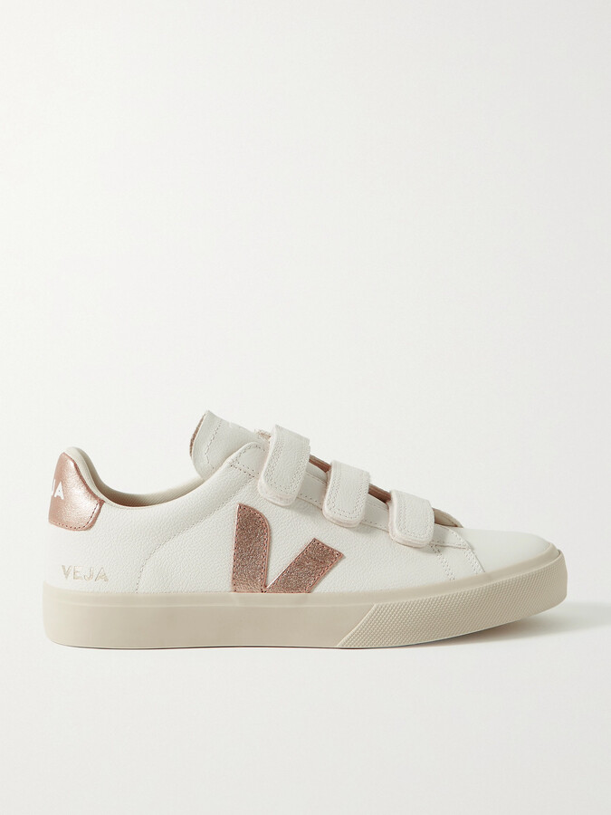metallic veja sneakers