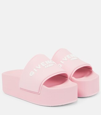 GIVENCHY | Women'S Logo Sliders | Women | Pool Shoes | Flannels