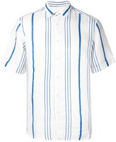 Thumbnail for your product : PENINSULA SWIMWEAR Vertical Striped Turn-Up Sleeve Shirt