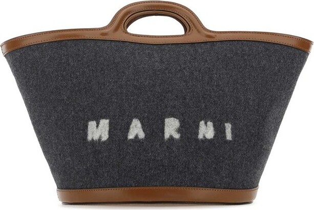 Marni Tropicalia Logo Detailed Small Shoulder Bag