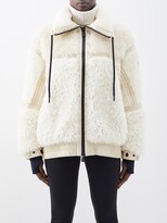 Thumbnail for your product : MONCLER GRENOBLE Yvoire Faux-shearling And Shell Down Ski Jacket - Beige
