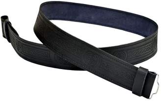 Celtic SHYNE_ENTERPRISES Leather Kilt Belt Adjustable size for Kilts Highland Embossed (XL)