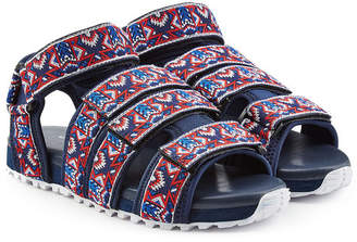 White Mountaineering Embroidered Sandals