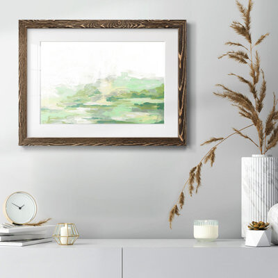 Brayden Studio Green Mist Vista II Framed On Paper Print