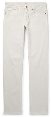 Incotex Slim-Fit Stretch-Cotton Corduroy Trousers - Men - Gray