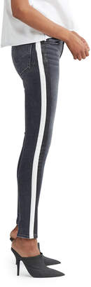 Hudson Nico Mid-Rise Super Skinny Ankle Jeans with Side Stripes