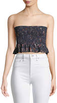 Thumbnail for your product : Tularosa Bobby Smocked Bandeau Crop Top