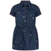 Thumbnail for your product : Ikks IKKSGirls Blue Chambray Embroidered Dress