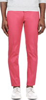 Thumbnail for your product : DSquared 1090 Dsquared2 Coral Pink Slim Trousers
