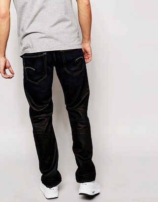 G Star G-Star Jeans 3301 Straight Fit Hydrite Dark Indigo Aged