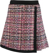 Tweed Pleated-Design Skirt 