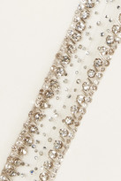 Thumbnail for your product : Jenny Packham Cosmo Embellished Tulle And Cady Gown - Ivory