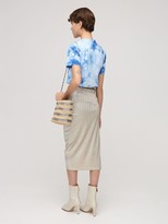 Thumbnail for your product : Paco Rabanne 1969 Straw & Brass Bucket Bag