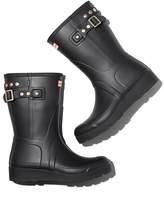 Thumbnail for your product : Hunter Short Wedge Rain Boots with Studded Straps