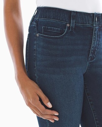Soma Intimates Style Essentials Slimming 5 Pocket Jeans Dark Wash RG