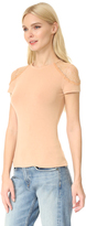 Thumbnail for your product : Alice + Olivia Lux Lace Shoulder Top