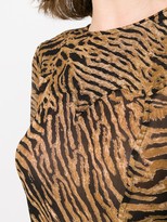 Thumbnail for your product : Ganni Tiger Print Blouse