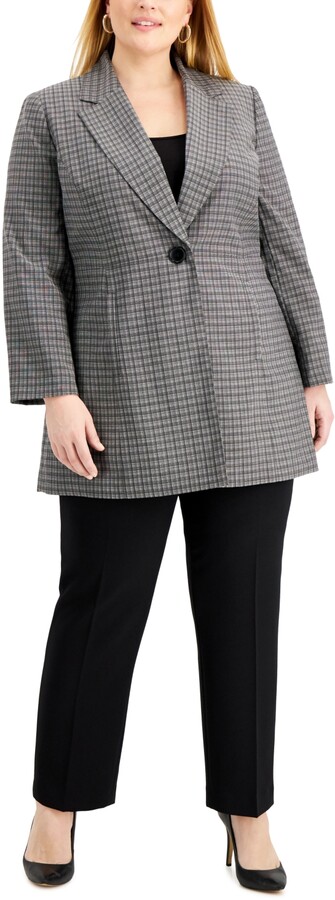 macys womens suits plus size
