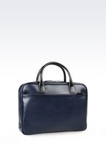 Thumbnail for your product : Giorgio Armani Briefcase In Calfskin And Leather