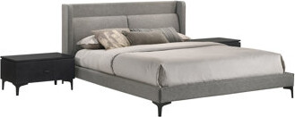 Mercury Row Modlin Upholstered Platform 3 Piece Bedroom Set