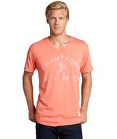 Thumbnail for your product : Kinetix bright coral pima cotton 'Champagne King' v-neck t-shirt