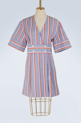 MAISON KITSUNÉ Sally striped dress