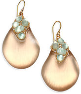 Thumbnail for your product : Alexis Bittar Vert D'Eau Lucite, Mother-Of-Pearl & Crystal Capped Teardrop Earrings