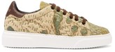 Thumbnail for your product : By Walid 19th-century Tapestry Low-top Trainers - Khaki Multi