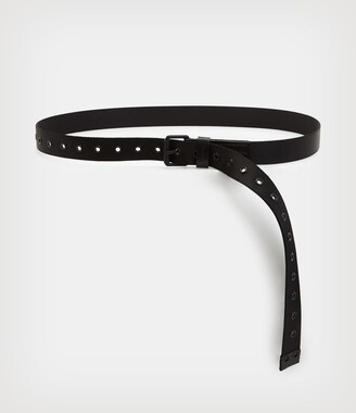 AllSaints Jesse Webbing Belt | Size S/M | Black - ShopStyle