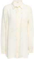 Thumbnail for your product : Ganni Floral-print Washed-silk Shirt