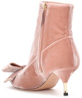 Thumbnail for your product : Rochas Velvet ankle boots