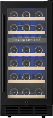 Euhomy 15 Inch Wine Fridge, Dual Zone Wine Chiller With Digital Temperature Control, Wine Cooler Upgraded Compressor Fits Low Noise, Wine Storage With