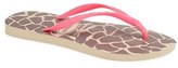 Thumbnail for your product : Havaianas 'Slim Fluorescent Animal' Sandal (Women)