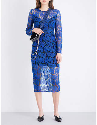 Diane von Furstenberg Tailored tulle midi dress
