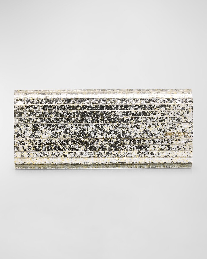 Jimmy Choo Sweetie Glitter Clutch Bag