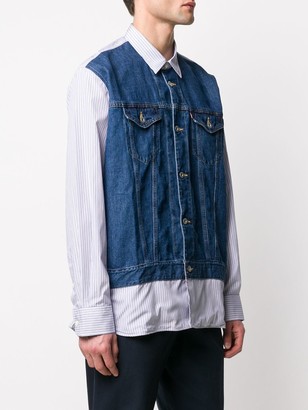 Junya Watanabe Man X Levi's Denim Shirt Jacket Hybrid